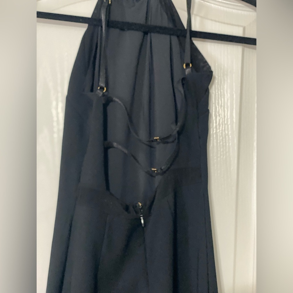 Bebe Fitted Midi Dress Black Women’s Size S - Picture 3 of 3